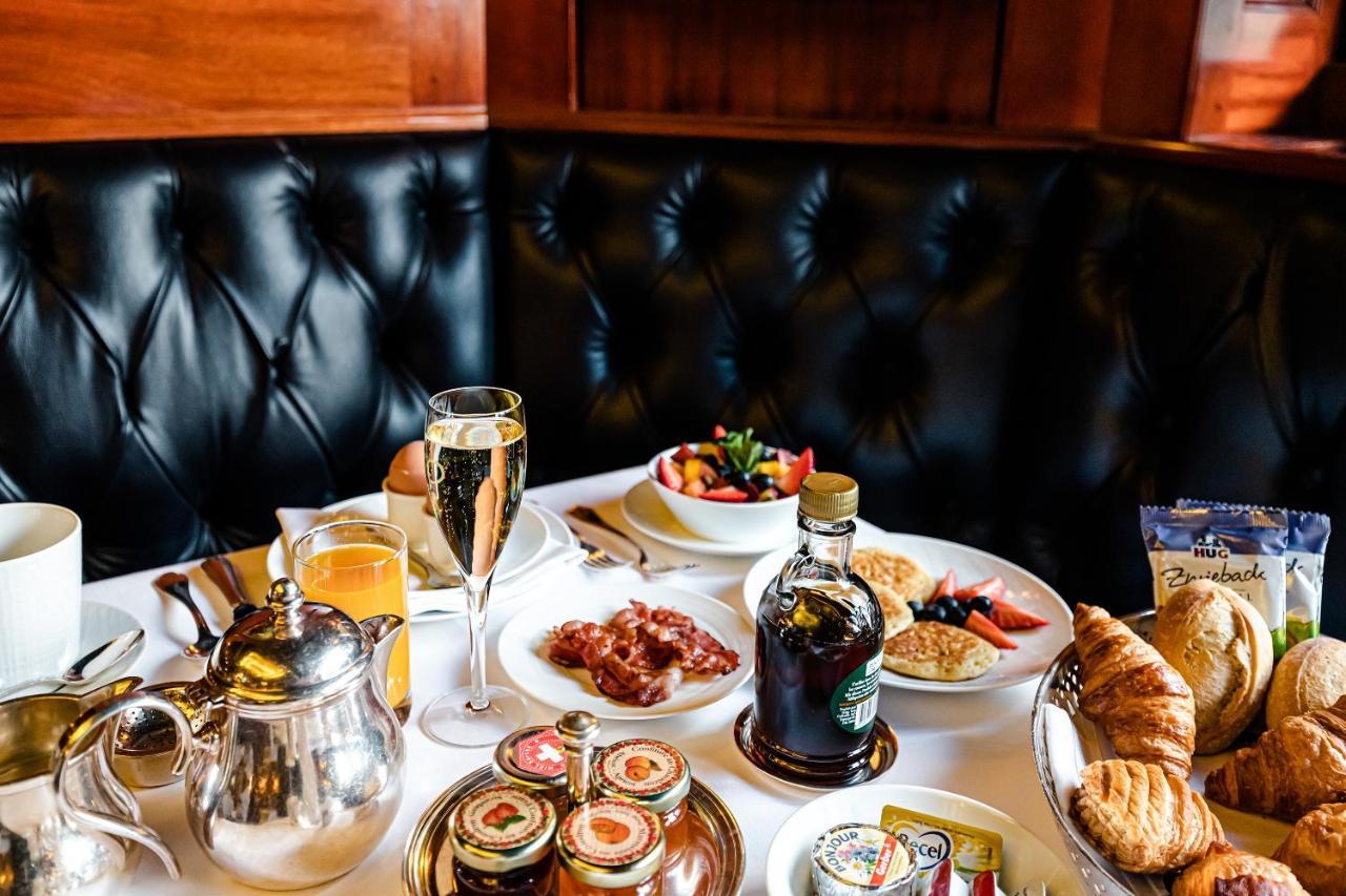 فندق دو لا سيغون جنيفا المظهر الخارجي الصورة A typical breakfast at the Oyster Bar