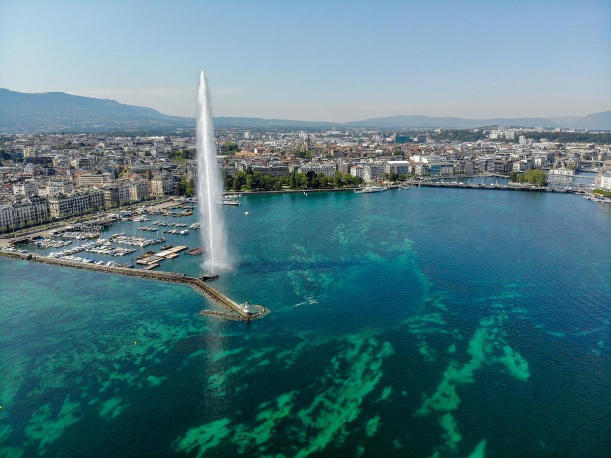 فندق دو لا سيغون جنيفا المظهر الخارجي الصورة The Jet d'Eau in Geneva